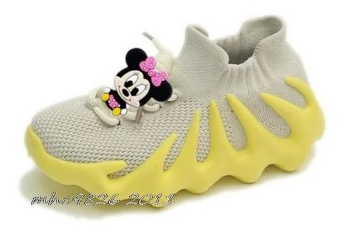 Zapatillas De Mickey Y De Minie Moda, De Marca, Primavera