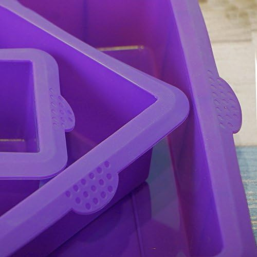 Juego De Moldes Cuadrados Para Pasteles, Moldes De Silicona