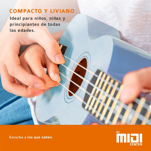 Imagen 3 de 10 de Ukelele Soprano Midiplus Madera Varios Colores + Funda