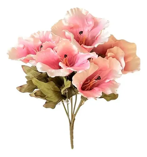 Ramo De Azalea Flor Campana Frondosa Grande De Aspecto Real | Cuotas ...