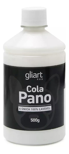 Cola Pano Para Tecido Gliart 500g Cor Branco