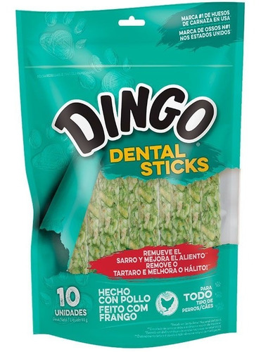 Snack Perro Dingo Dental Munchy Stick 10 Unidades