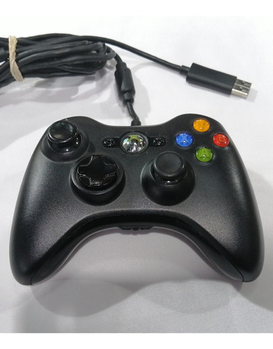Control Alámbrico Original Xbox 360 ( Negro )