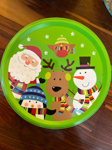 Imagen 2 de 10 de Galletas Navideñas En Latas