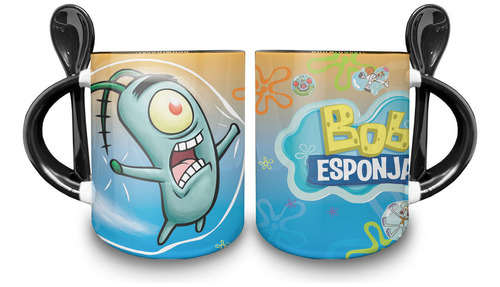 Taza Cuchara 11oz - Bob Esponja Sonriente