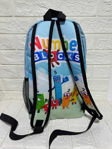 Mochila Escolar Numberblocks Dibujos Niños Animados 1 A 5