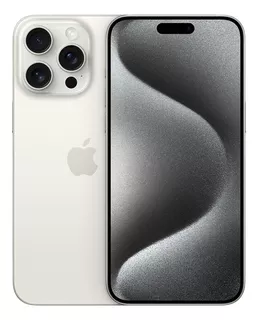 Apple iPhone 15 Pro Max (256 Gb) - Titanio Blanco -(esim)