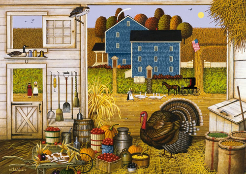 Buffalo Games - Charles Wysocki - Turquía En La Paja - Rompe