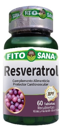 Resveratrol 480mg 60 Tabletas Fito Sana 