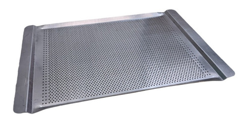 2 Bandejas Aluminio Perforada 44x32 Cm 1,2mm Horno Convector