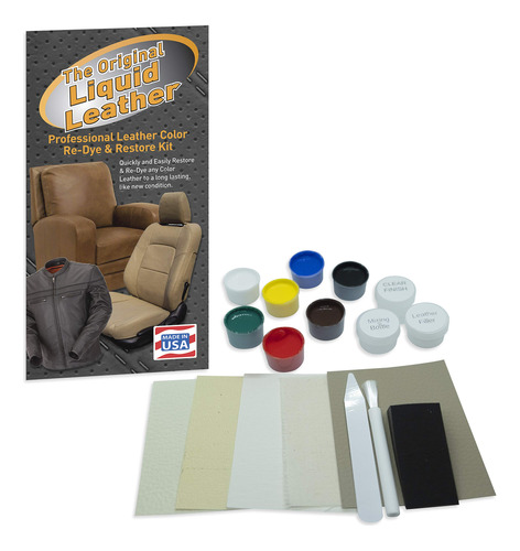 Liquid Leather Kit De Reparacion De Cuero Y Cambio De Color