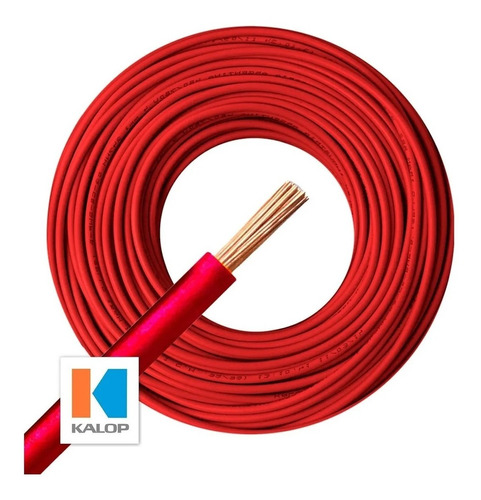 Cable Unipolar Kalop Normalizado 6mm C5 Rollo 50 Mts