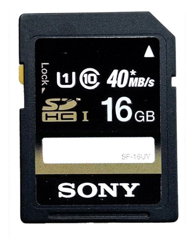 Memoria Sony Sd Hc 1 De 16 Gb - Original - Cr