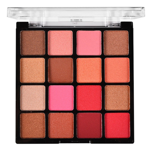 Paleta De Sombras De Ojos En Polvo Con Purpurina De Color Te