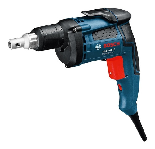 Atornillador de Durck Con Tope Eléctrico Bosch Heavy Duty GSR 6-60 TE 220V azul