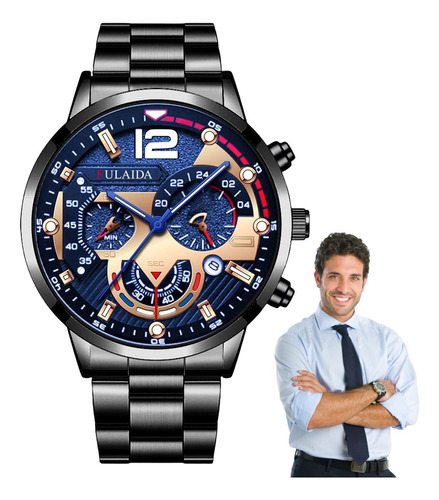 Reloj Casual De Negocios De Cuarzo Para Hombre Con Fecha