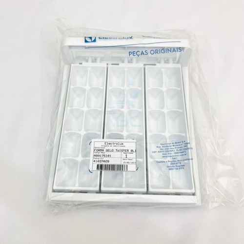 Imagem 2 de 7 de Forma De Gelo Geladeira Electrolux Db53 Db53x Ib53 Ib53x