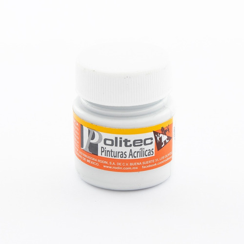 Kit: 1 Godete De Plástico + 12 Pinturas Politec De 30ml