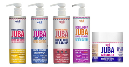 Kit Widi Care Juba Cond+sh+cr Pentear Enc+geleia Sel+mascara