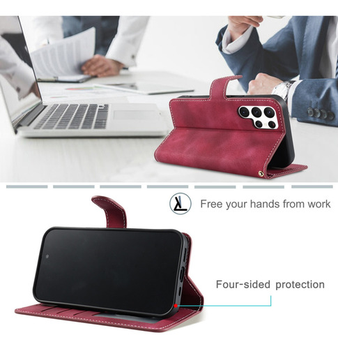 Funda Para Huawei Honor 10x Lite/20s/200 Lite 5g Wallet De Piel Sintética Con Soporte Abatible Que Protege La Funda Del Teléfono A Prueba De Golpes