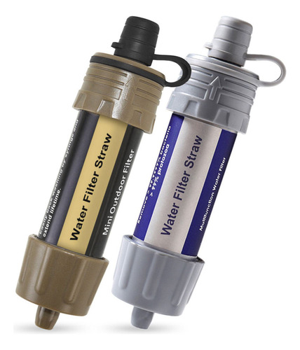 Filtro De Água Straw, 2 Unidades, Purificador De Sistema De