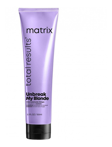 Crema Para Peinar X150ml Unbreak My Blonde Matrix 