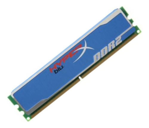 Memória Desktop 2gb Ddr2 Kingston Khx6400d2b1/2g Hyper X Blu