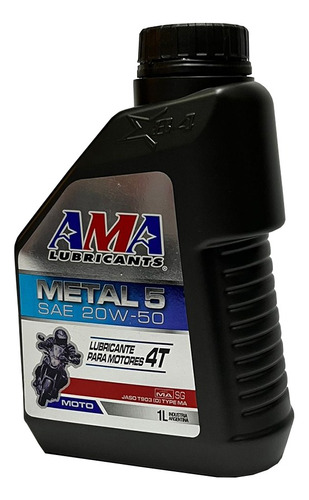 Aceite Ama 20w 50 Metal 5 Mineral 1lts - Nany Motos