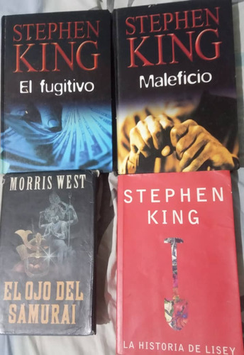 Libros Usados De Stephen King/ Michael Crichton /morris West