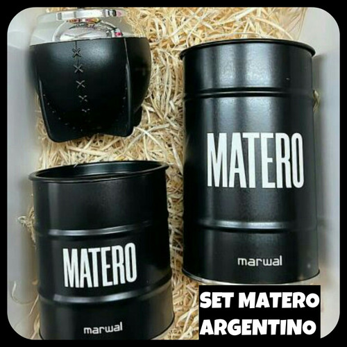 Set Mate Pampa Torpedo Termico + Yerber - Kg a $408