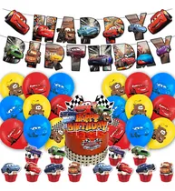 Comprar Kit Fiesta Cars Globos De Cumpleaños Infantil 2