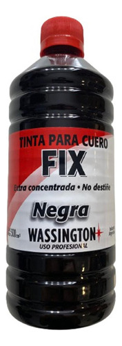 Tinta Para Cuero Por 1/2 Lt Fix De Wassington 