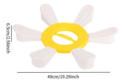 Disy Base Base De Ioga Em Forma De Amarelo Com Alça