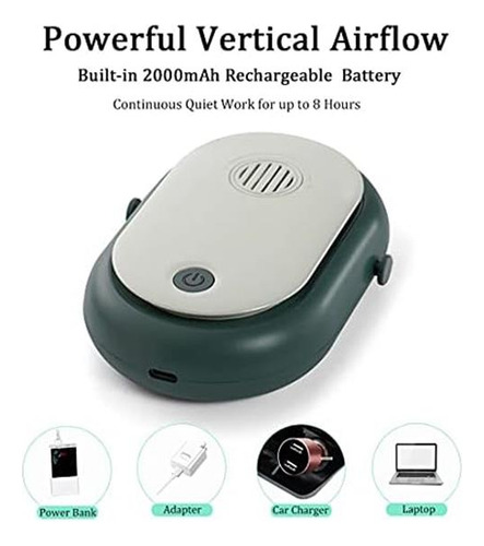 Ventilador De Cuello Colgante De Ruinuokai Portátil Personal