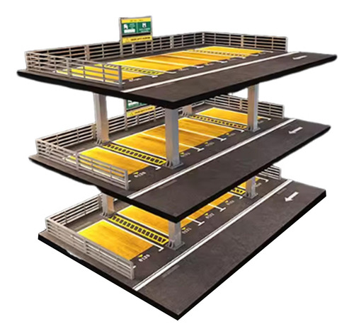 1/64 Diecast Modelo Car Organizer Garage Diorama Display