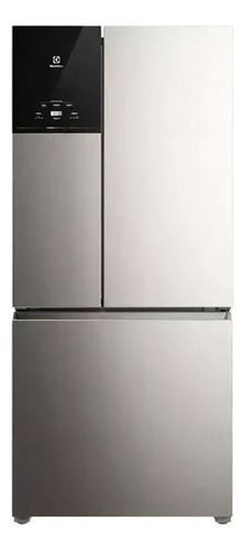 Refrigerador Im8s FF3p Inverter, 590 litros, 3 puertas, color Electrolux, acero inoxidable, 110 V