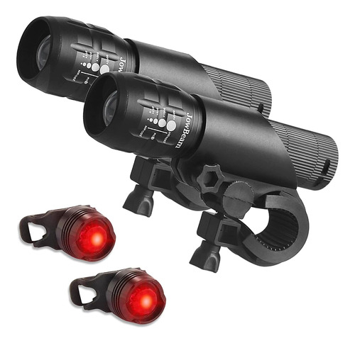 Luces Para Bicicleta Jowbeam, Paquete De 2, Ajustables, Led