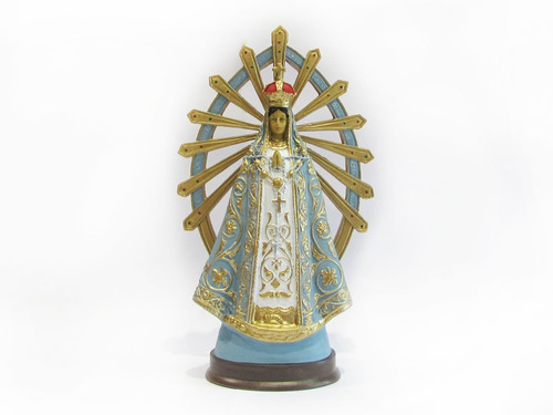  Virgen De Luján -  Pvc - Irrompible - 30 Cm