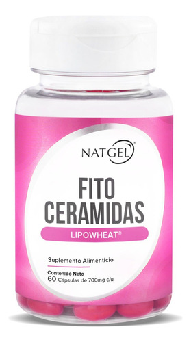 Fitoceramidas Lipowheat | 60 Cápsulas De 700 Mg | Natgel Sin Sabor