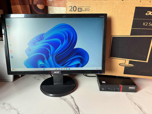 Mini Voy Lenovo Thinkcentre Core I7 6th, Monitor Acer Nuevo