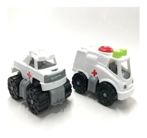 Imagen 3 de 3 de Set De Emergencia Ambulancias Mini Duravit Art 366