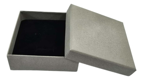 Cajita De Regalo Para Joyas Gris Oscuro