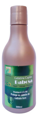 Gelatina Capilar Babosa Nutriflora Fortalecimento Hidratação
