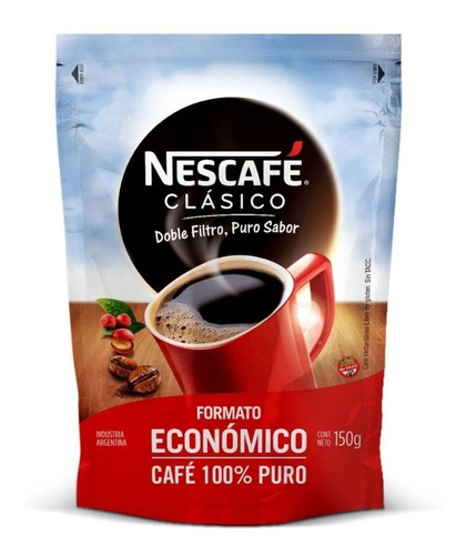 Cafe Nescafe Dolca Instantaneo Clasico Doypack 150 Gr