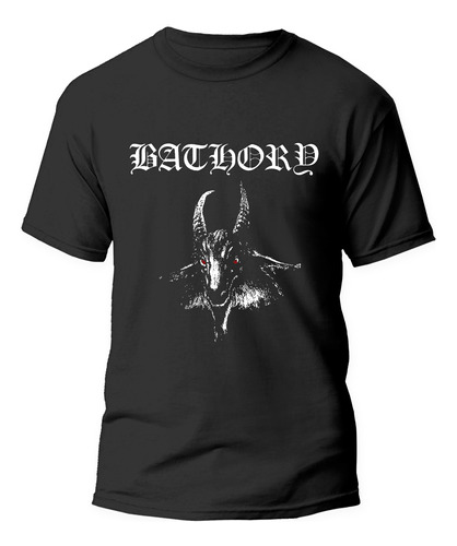 Remera Bathory - Black Metal Sueco /  Viking Metal