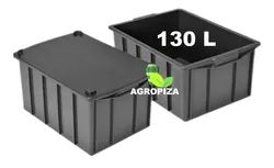 Comprar 2 X Caixa Contêiner Grande Organizadora 130 Litros Com Tampa no Mercado Livre