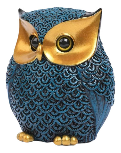 Estatua Del Búho Búho Figurine Estante Decoración De La