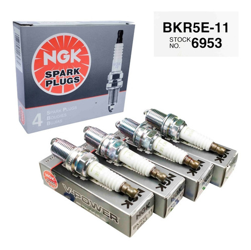 Imagen 2 de 9 de Bujia Ngk Bkr5e-11 Lancer 1.3 1.6 2.0 2009 2010 2011 2012