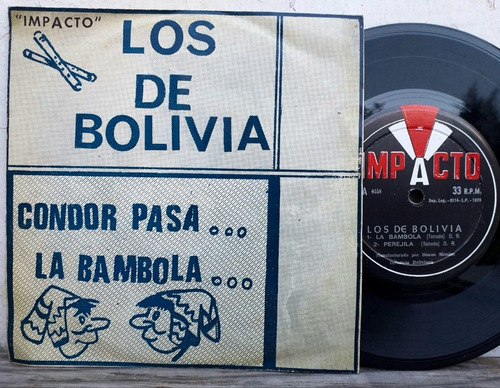 Los De Bolivia - Condor Pasa - Ep 1970 Bolivia Folklore