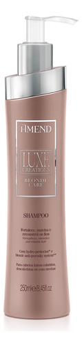 Kit 3 Produtos Luxe Creations - Shampoo, Cond E Másc - Amend